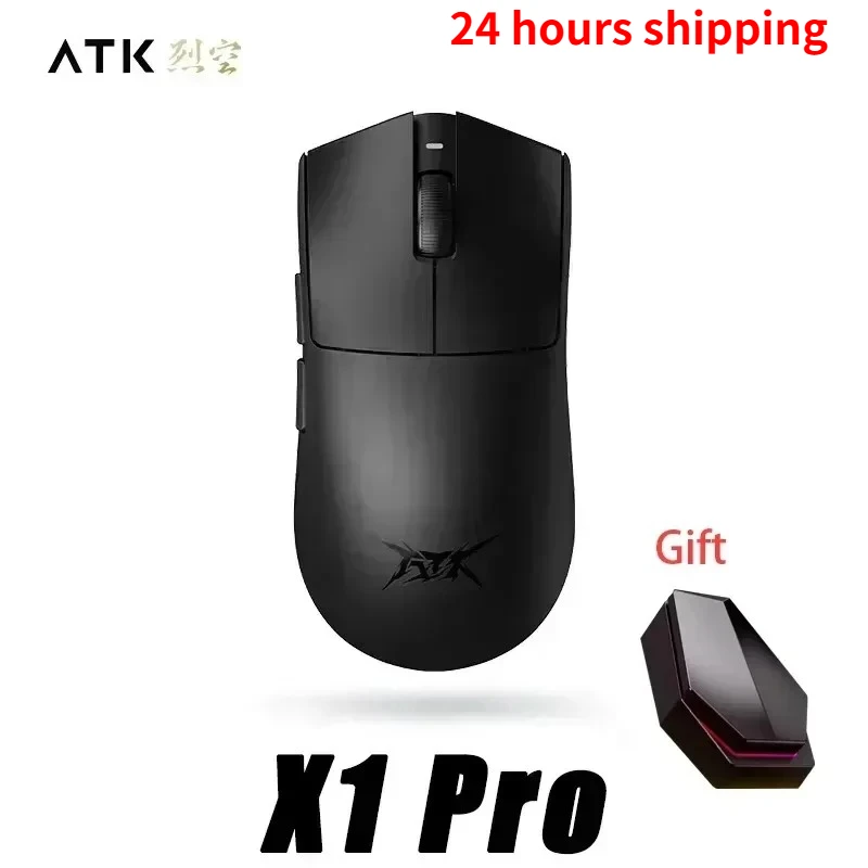 ATK Blazing Sky X1 8K Mouse Wireless  Low Latency FPS Three Mode Game Mouse Lightweight E-sports Custom PC Gaming Accessories