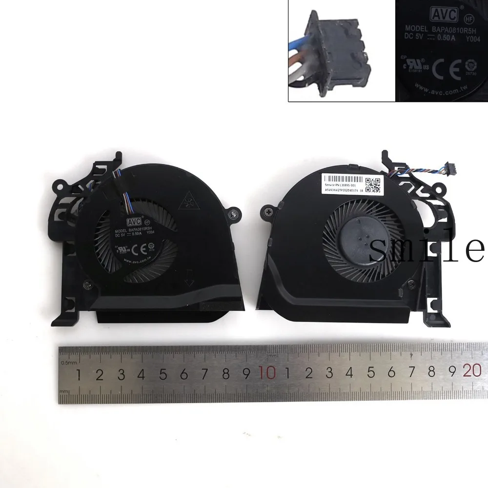 

Laptop Cooling Fan for HP ZBOOK 15 G5 15 G6 FAN COOLER NUOVA 4 PIN （GPU，ORG）