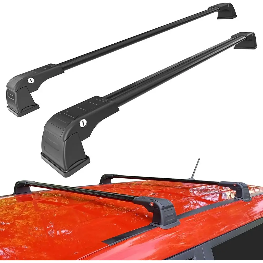 

Roo Rack Bar Compatible with Kia Soul 2014 2015 2016 2017 2018 2019 Roo Rack Bars Adjustable Roo Rack Rail