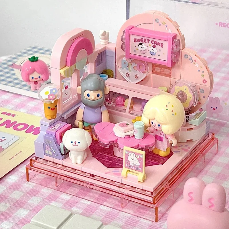 

Areax Farmer Bob Rico Leisure Holiday Series, образовательная сборка, строительные блоки, слепая коробка, игрушка, декор для рабочего стола, детский подарок на день рождения