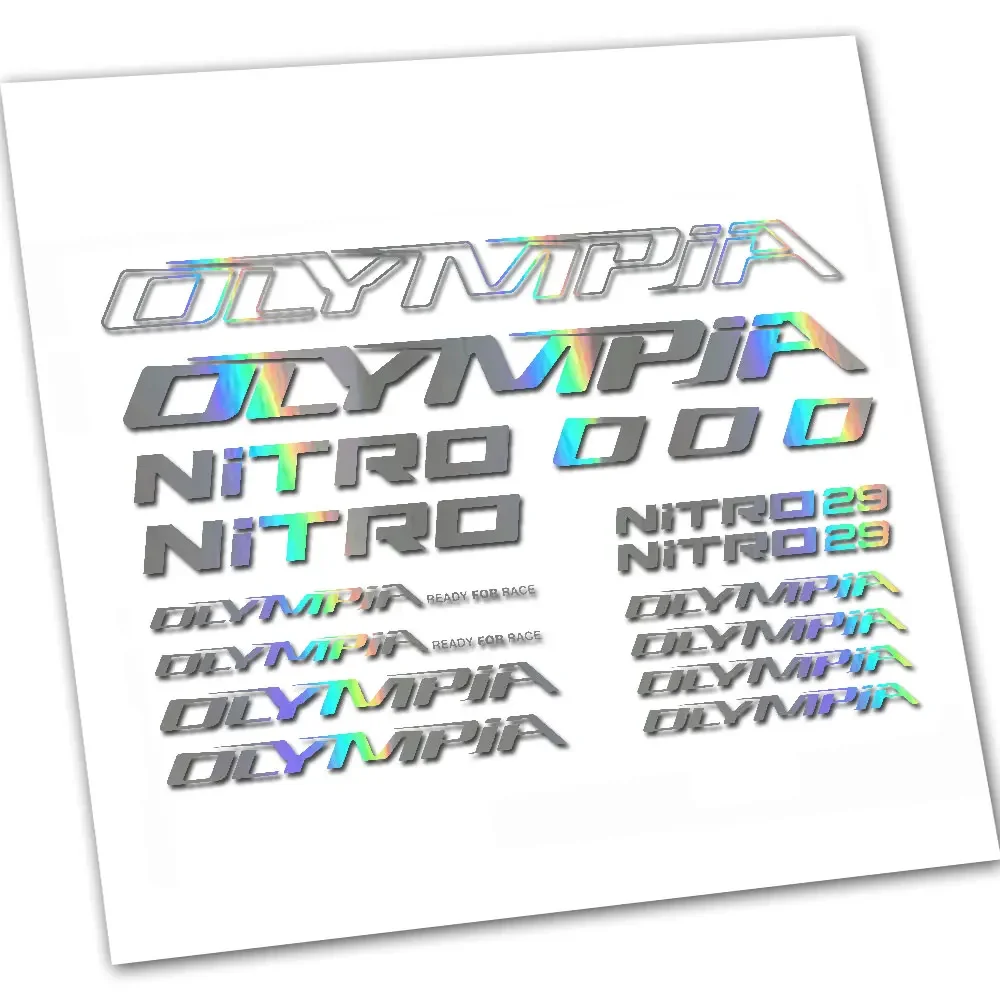 For OLYMPIA Nitro 29 Bike Frame Decal Set Mountain Cycling Outdoor Bicycle Sticker