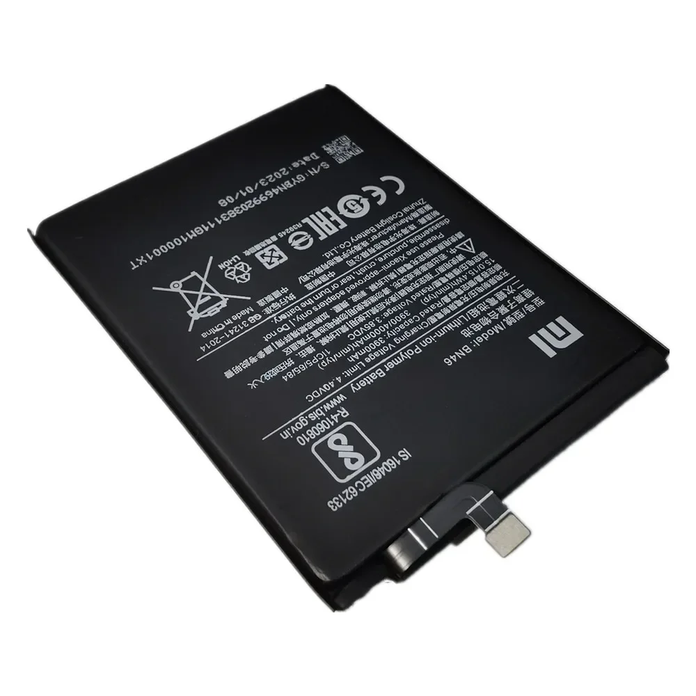 2024 Years 4000mAh BN46 Xiao mi Orginal Battery For Xiaomi Redmi Note 8 8T Note8 Redmi 7 Redmi7 High Quality Replacement Bateria