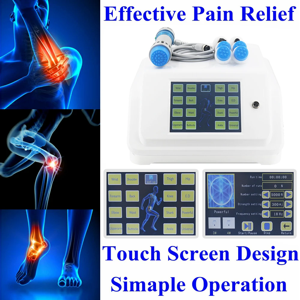 Portable Shockwave Therapy Machine For Erectile Dysfunction Physiotherapy Tennis Elbow Pain Relief Massager Shock Wave Device