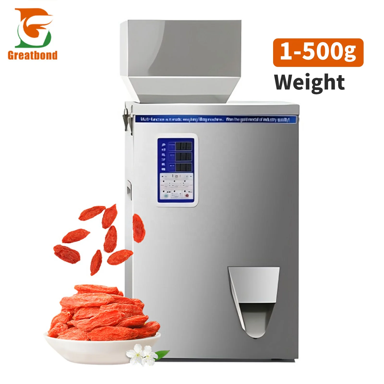 300g 400g 500g Factory Wholesale Coffee Bean Peanut Chilli Flavouring Powder Nut Herb Almond Bottle Quantitative Filling Machine