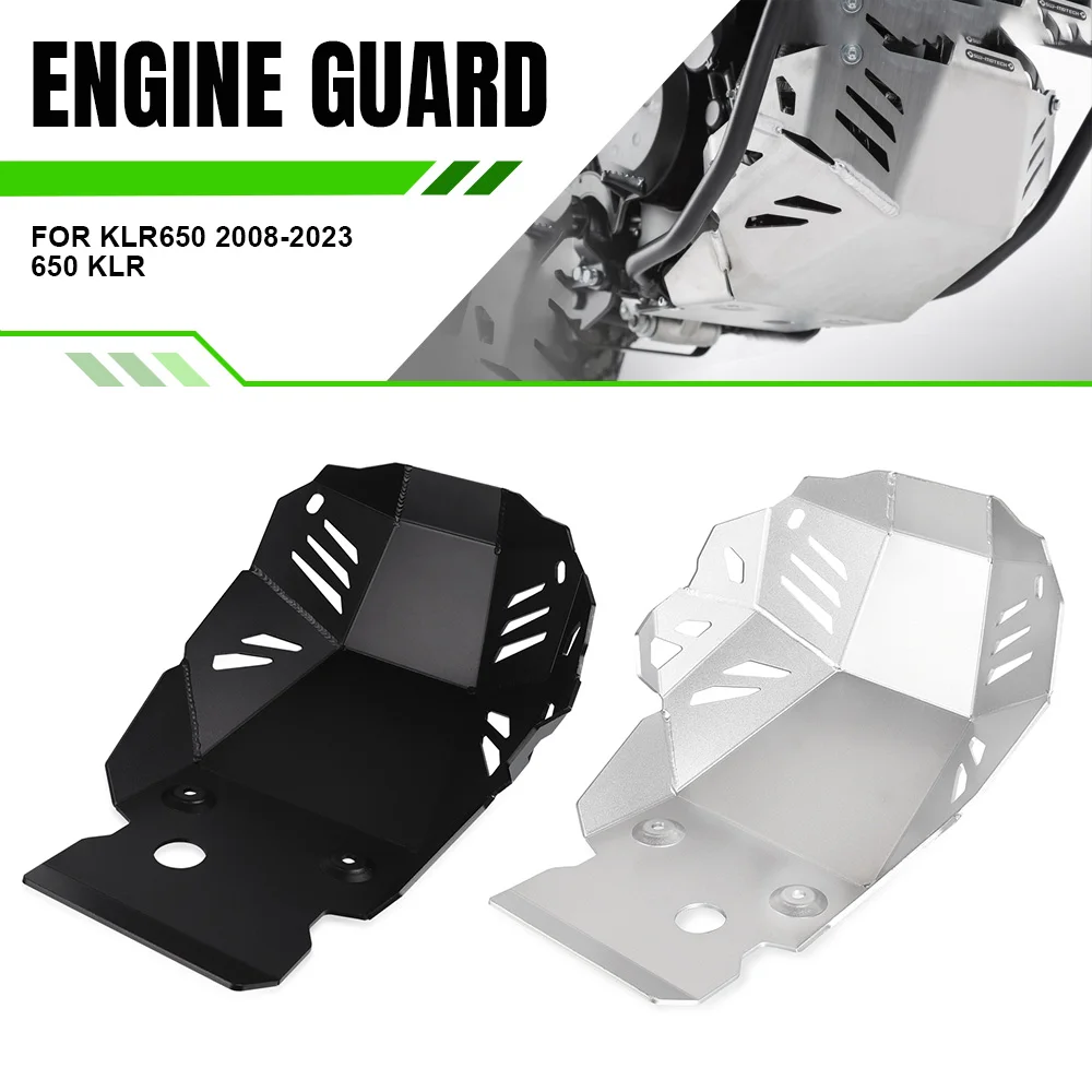 

KLR650 20232024 Engine Bottom Cover Bumper Guard Skid Plate Chassis Protector For Kawasaki KLR650 KLR 650 KL650E 2008-2022 2021