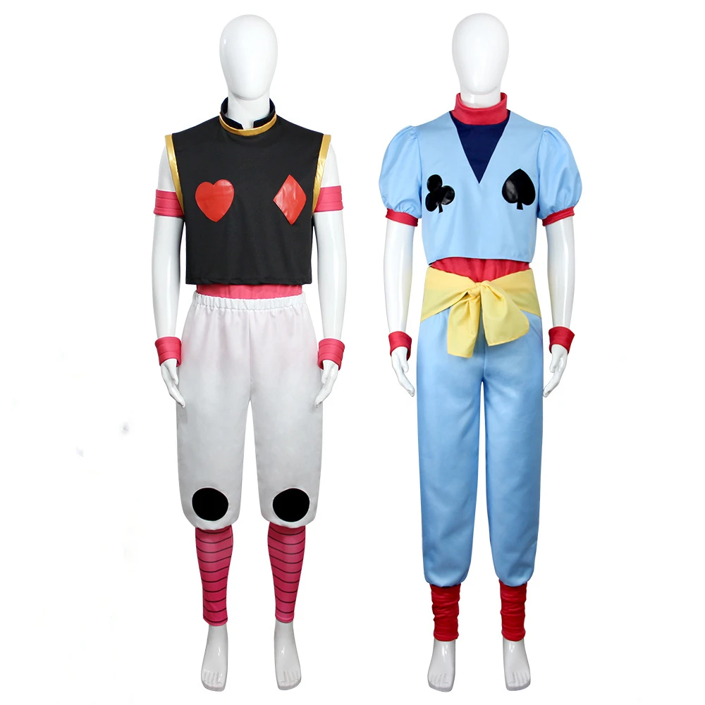 

Anime HUNTER X HUNTER Hisoka Cosplay Costume Full Set Suit Unisex Phantom Troupe Cos Uniform Halloween Cosplay Outfits