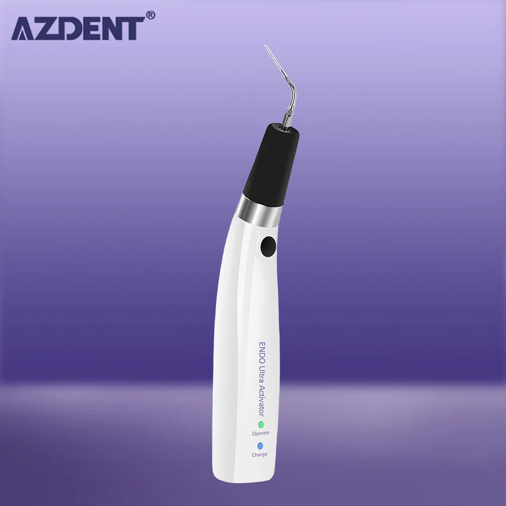 AZDENT Dental Endo Ultra Activator Endo Irrigator 300 Rotatable Contra-angle Cordless Ultrasonic Operation Efficient Cleaning