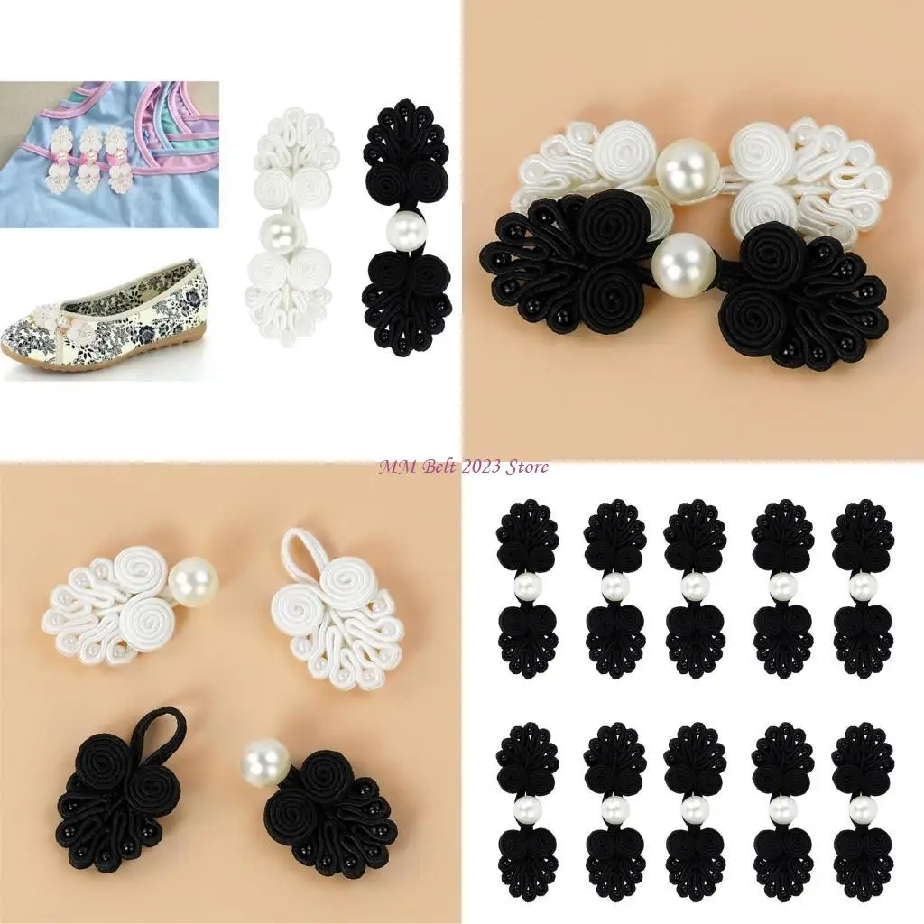 

49me 10pcs жемчужные крепежные углубления привязка к пуговицам диска