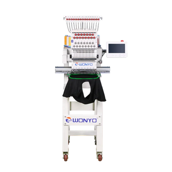 High Speed Single Head  Computerized Embroidery Machines Offer Free Training Suit for Garment/cording/sequin/beads
