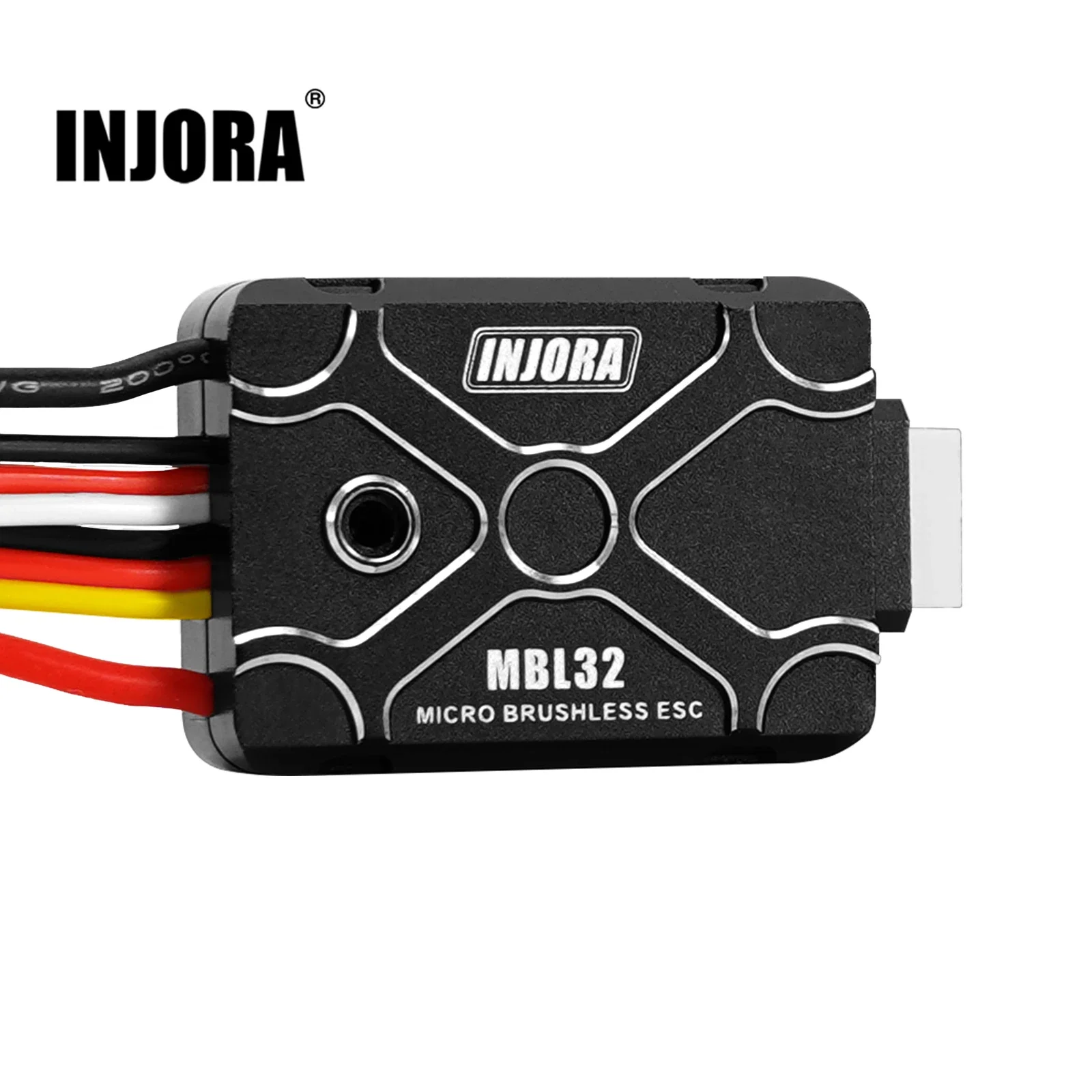 INJORA Brushless Micro MBL32 ESC for 1/18 1/24 RC Crawler TRX4M Ascent18 SCX24