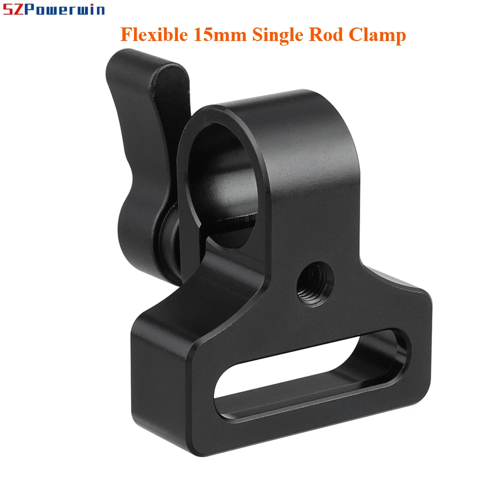 

Гибкий адаптер с одним стержнем 15 мм с монтажной канавкой 1/4 "-20 (черный кно) для реквизита для фотосъемки, фотостудии