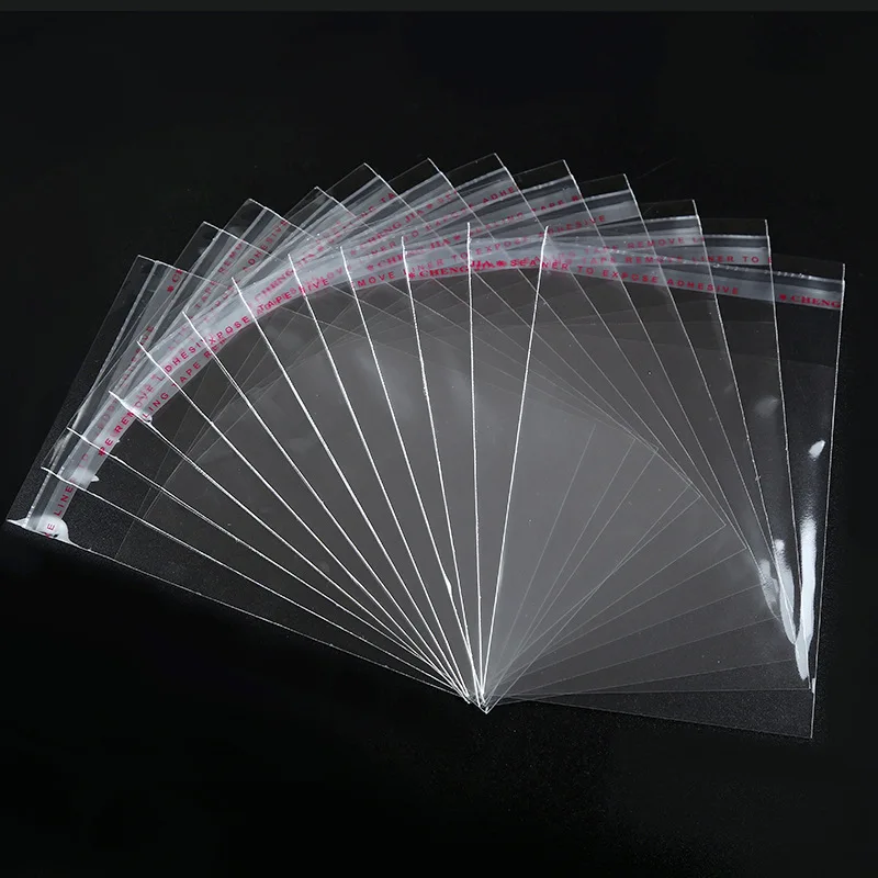 Plastic Clothing Packaging Bags Accessories Gifts Transparent Sealed Bags OPP Self-adhesive Bags Clothes Packaging Bags