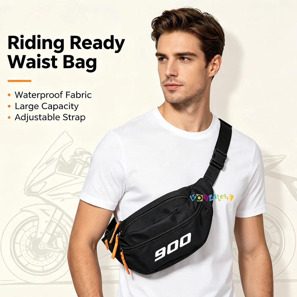 3 Colors For Triumph Speed Twin Tiger 900 Motorcycle Commuting Waterproof Storage Accessories Fanny Pack Waist Bag Cycling Bag