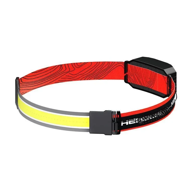 COBLED Strong Light Large Flood Headlight USB Charging Lightweight Outdoor Sports Charging Type