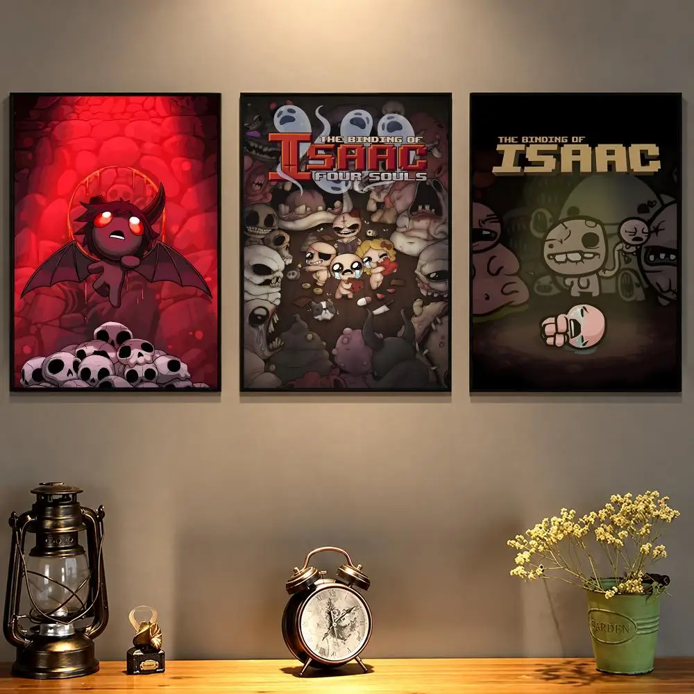 1pc Game The B-Binding Of Isaac Poster Decorative Wall Art Stickers Mural For Home Living Room Hallway Decor Gift