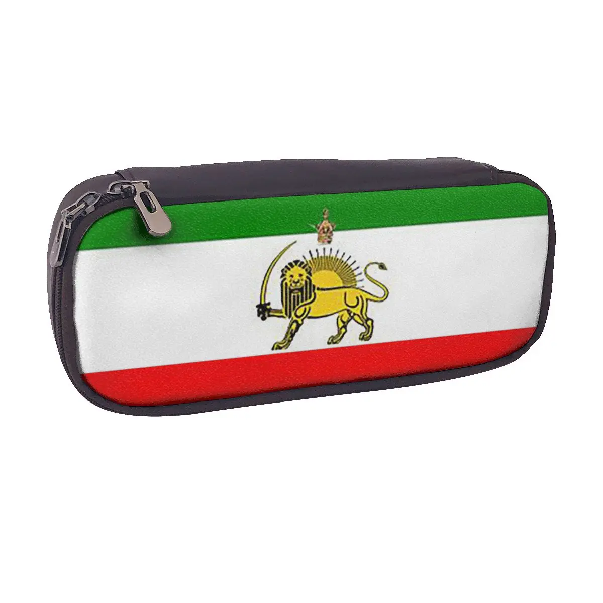 

Кожаный пенал с флагом Ирана (Аранский (6) для мальчиков и девочек, школьная коробка для ручек, сумка-карандаш, канцелярские принадлежности, сумка-держатель для ручек