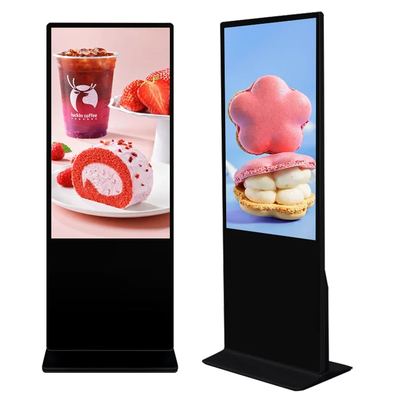 Best Seller VETO LCD Floor Standing Indoor Vertical Totem Advertising Commercial Digital Signage And Display Video Player