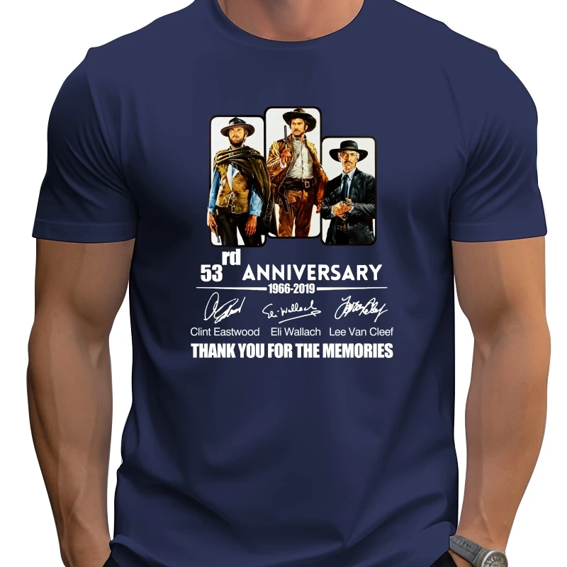 

THE GOOD THE BAD and THE UGLY 53rd Anniversary 1966 2019 T-Shirt Black Men-Women 2594X