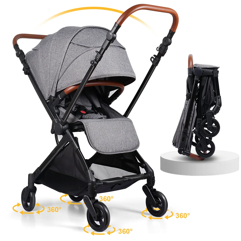 

Kinderwagen Lightweight Pushchair Stroller Baby Products Car Prams Poussette Luxury Designer Foldable Baby Strollers Carriages