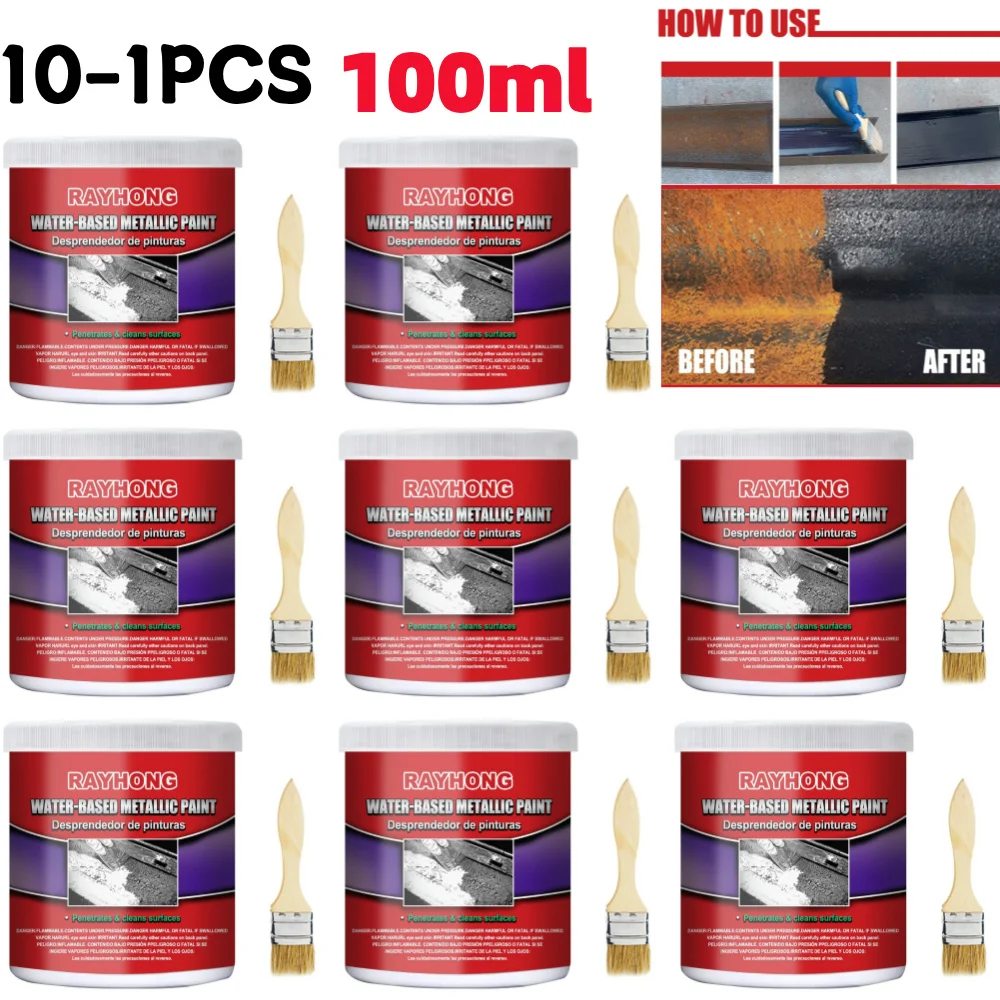 1000ML Car Anti-Rust Chassis Rust Converter Long Lasting Rust Remover Deruster Water-Based Primer Iron Metal Surface Repair