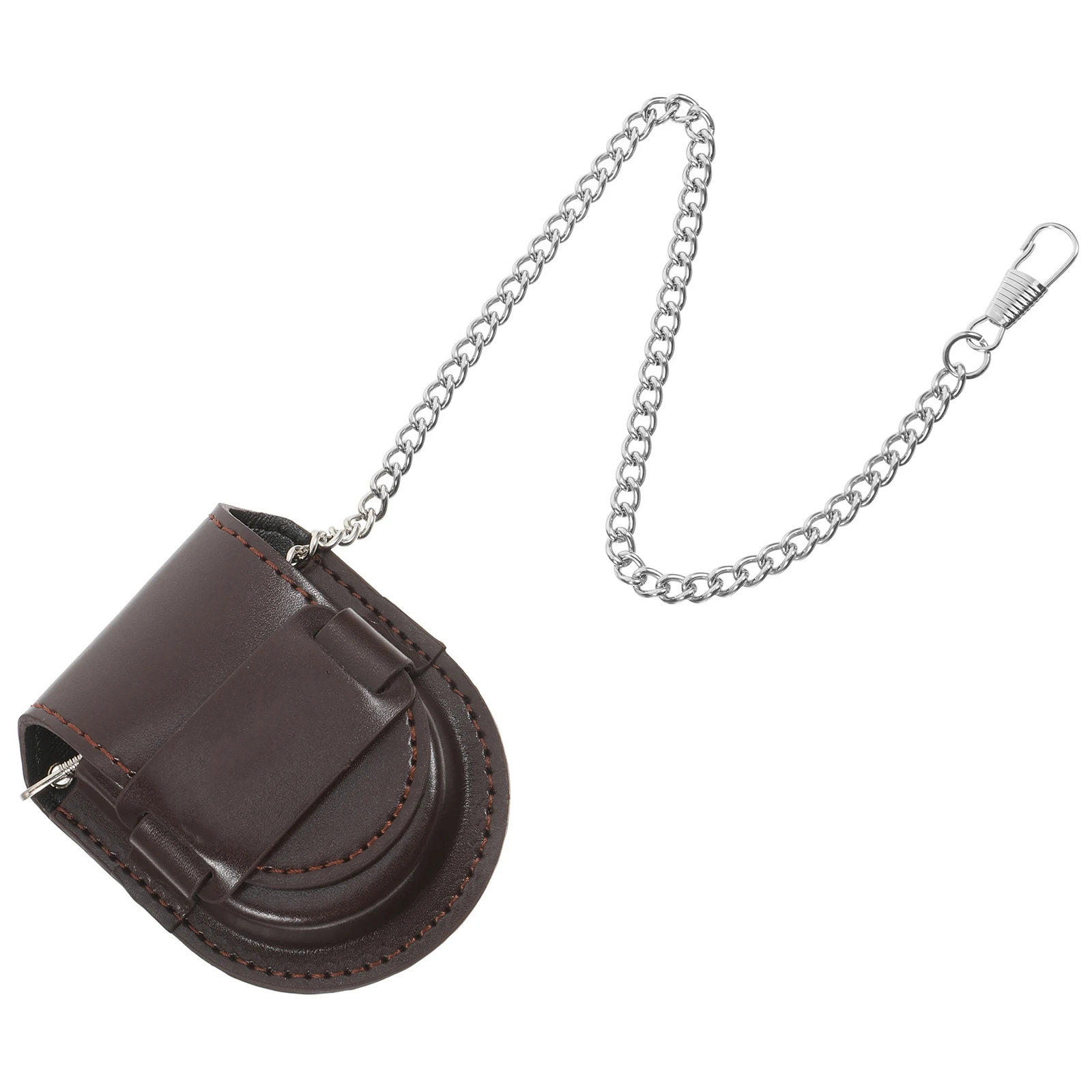 

Retro Pocket Watch PU Case Storage Bag Holder Travel Portable Pouch Vintage Style Reusable Scratch Resistant Gift For