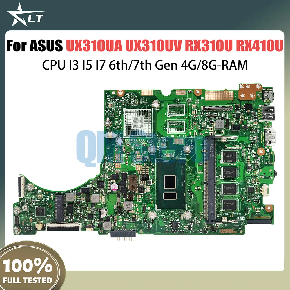 

UX310UA Notebook Mainboard For ASUS UX310UV RX310U RX410U UX410UQK UX310UQK U3000U UX310U UX410UA UX410U Laptop Motherboard 13IN