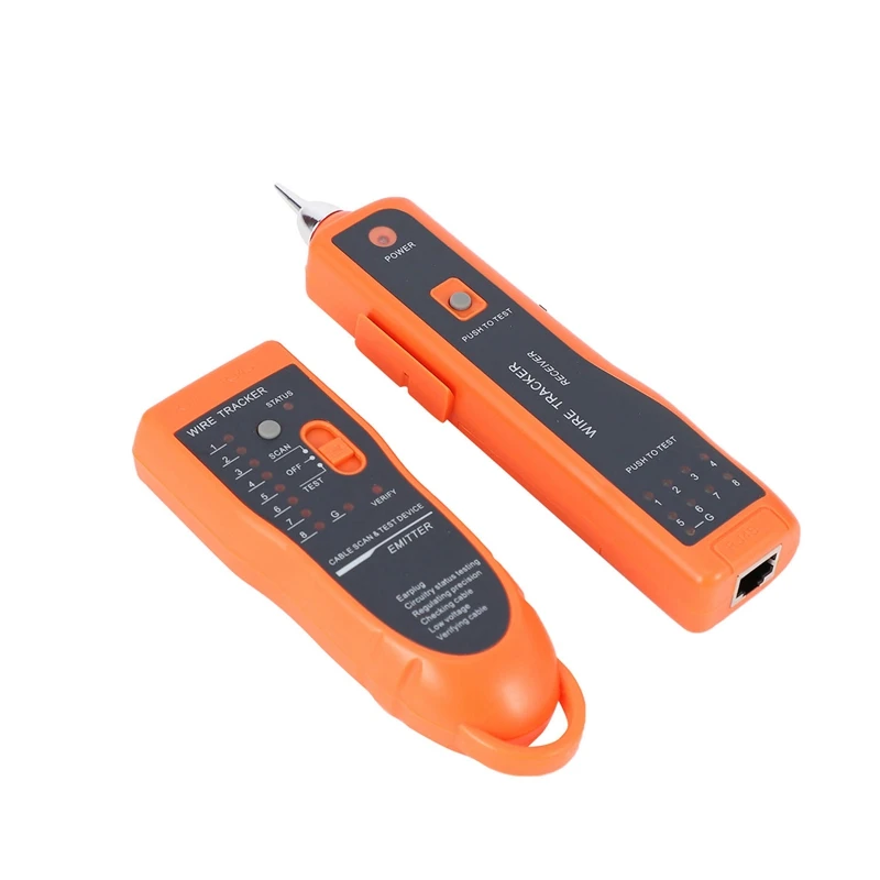 Тестер сетевого кабеля A01E-Utp STP Cat5 Cat6 RJ45, трассировщик телефонных проводов RJ11, диагностический тон-генератор XQ-350
