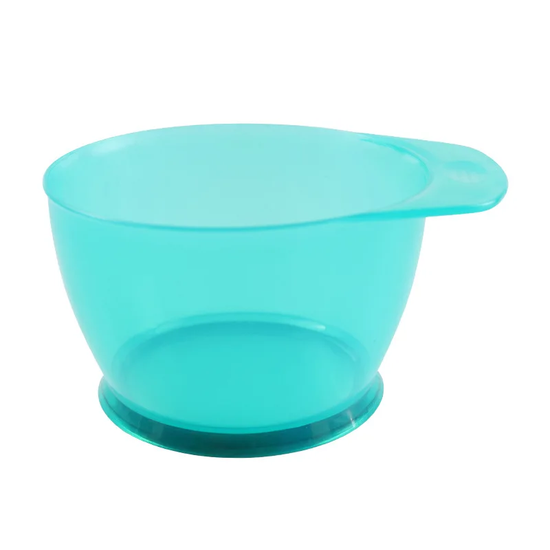 Plastic DIY Hair Coloring Dyeing Tinting Bowl Hair Color Cream Mixing Bowls Salon Hairdressing Styling Tool with Handle