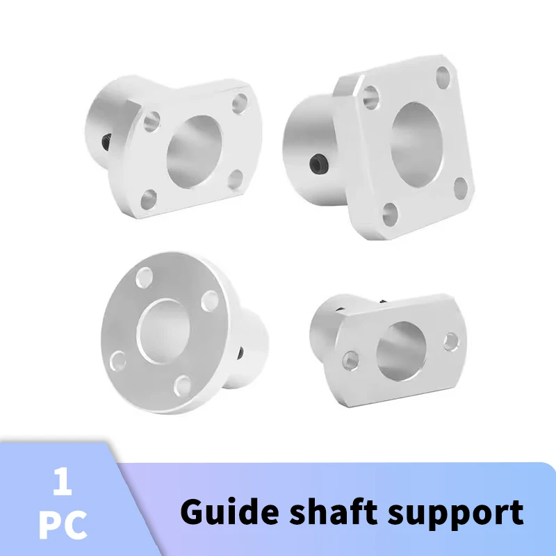 1PC Guide shaft support base optical axis support seat round flat flange optical axis mount 3mm/4mm/5mm/6mm/8mm/10mm/12mm