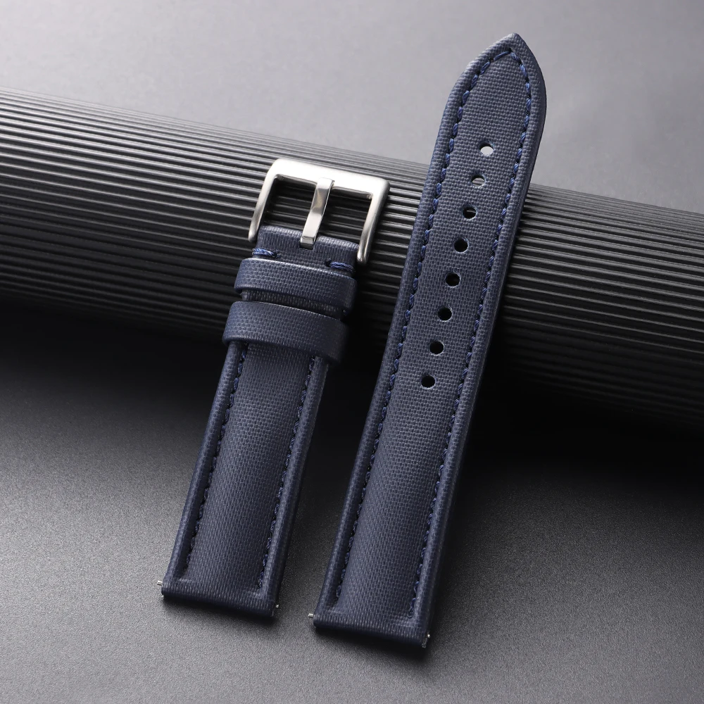Premium Segeltuch-Uhrenarmband für Blancpain Uhren, Wasserdichtes Canvas-Nylon Schnellverschluss-Armband 18mm 19mm 21mm 20mm 22mm