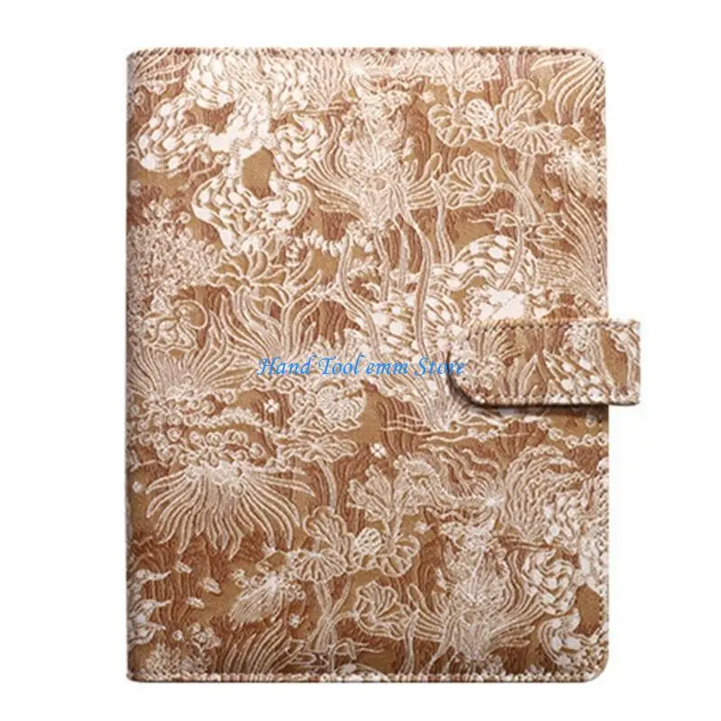 H37F Classical Embossed Planner With Detachable Pages School Office Accessory