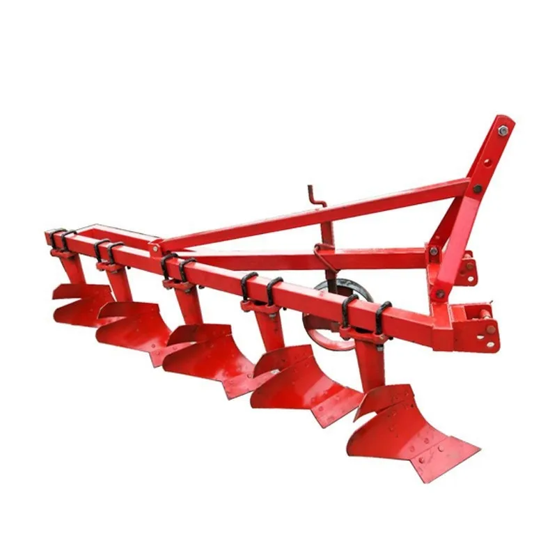 Suspended plow crushed soil turning grid plow agricultural tillage five plow four-wheel tractor
