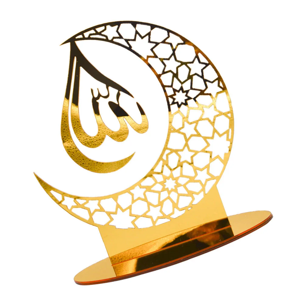 Akrylowa ozdoba ramadanowa, dekoracja na Eid, wykwintna, kompaktowa dekoracja do wnętrz, unikalna ozdoba ramadanowa, dekoracja festiwalowa.