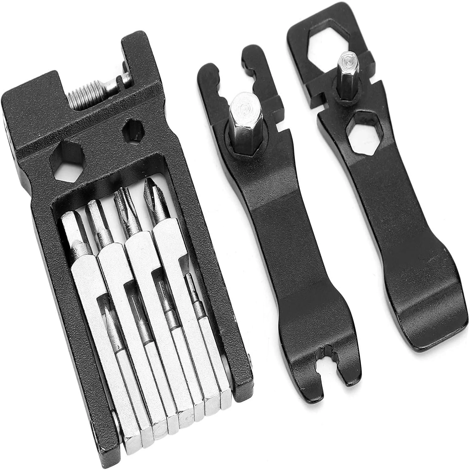 

All-In-One Versatile, Durable, and Compact Mountain Bike Repair Tools Set - Essential Kit Ensuring Peak Condition - Must-Have Ad