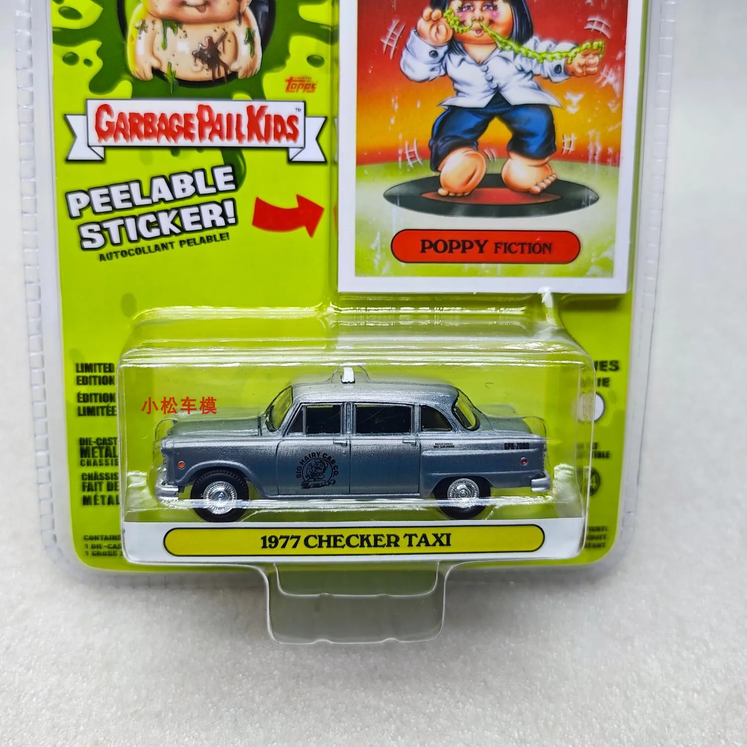 GREENLIGHT 1:64 1977 CHECKER TAXI Collection die cast alloy car model decoration gift