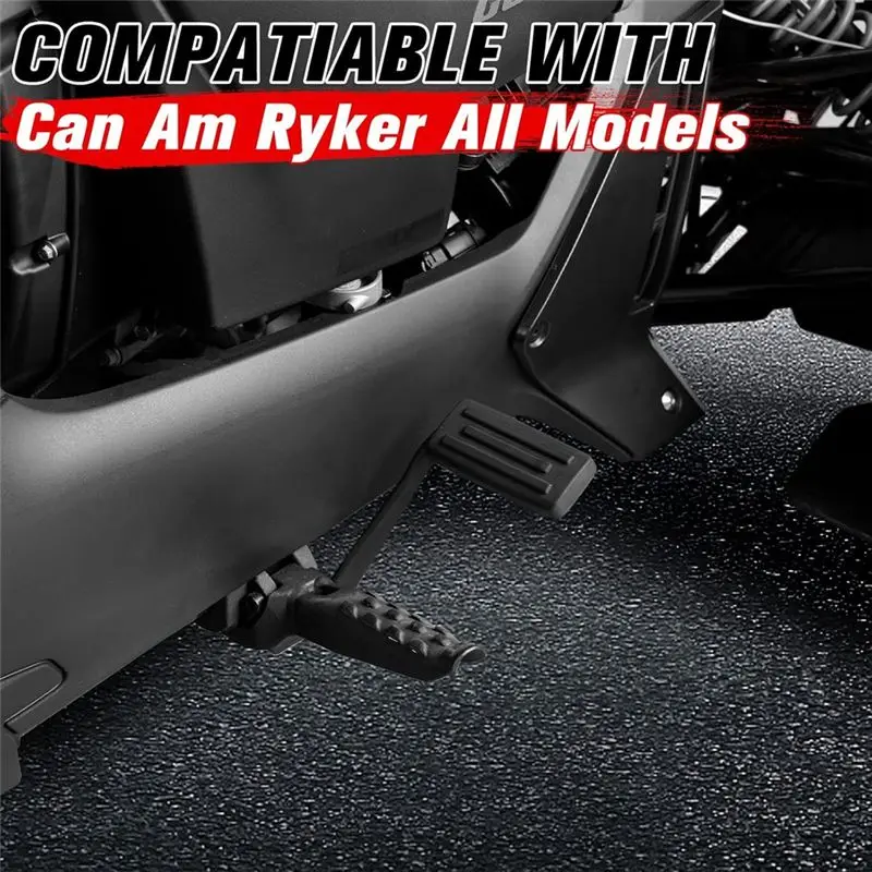 Larger Brake Pedal For Can-Am Ryker 600 900 Sport & Ryker Rally Edition Extended Extended Brake Pedal-A54R