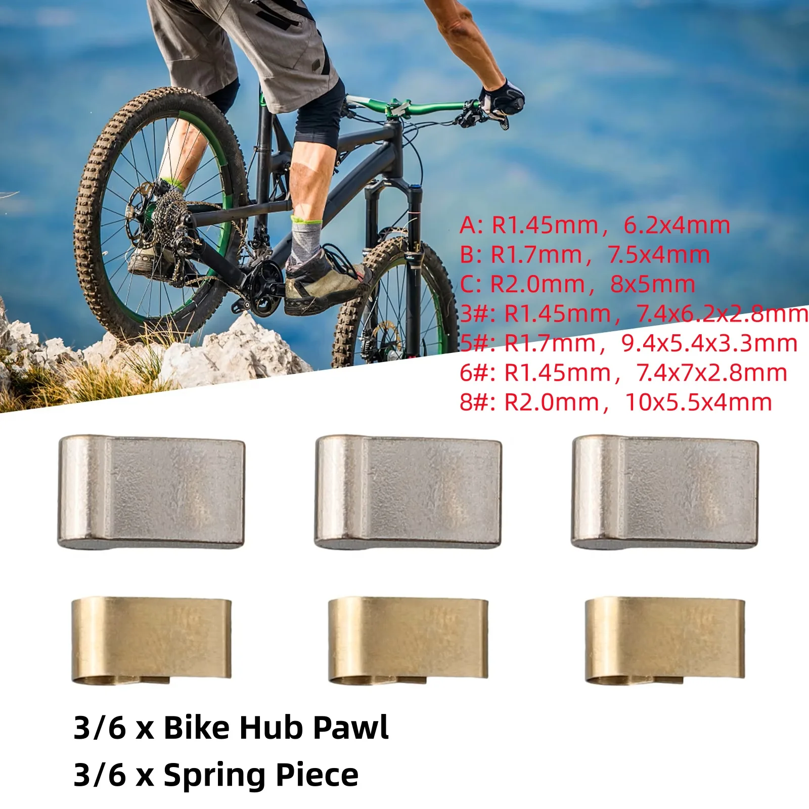 3 / 6 Set Bicycle F… - image