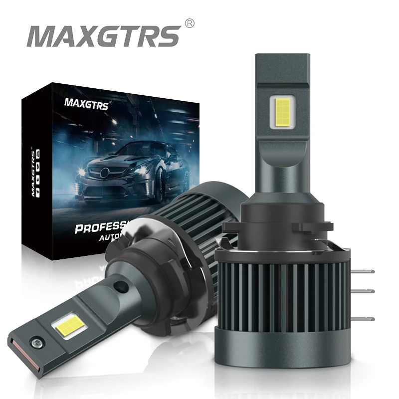 MAXGTRS H15 LED Canbus Day Running Lights Car Headlight 15000Lm