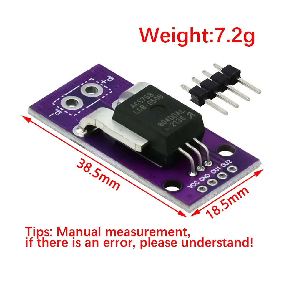 ACS758LCB-050B 100B 200B-PFF-T Linear current sensor Hall Current module