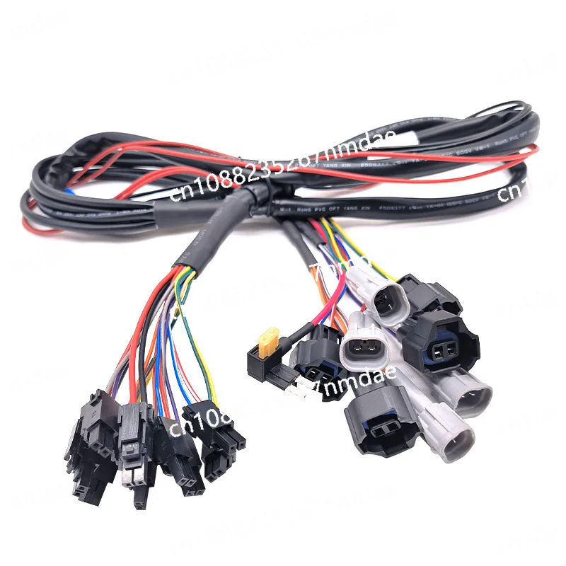 

Automobile engine fuel injector wiring harness, excavator injector wiring harness