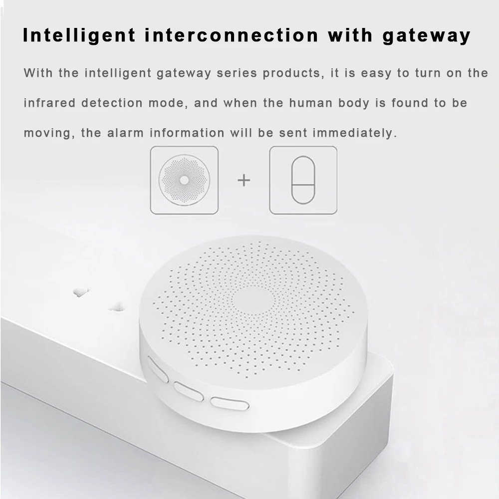 Meian Tuya Zigbee Human Motion Sensor Smart Home PIR Motion Sensor Detector Alarm Security Smart Life Works With ZigBee Gateway