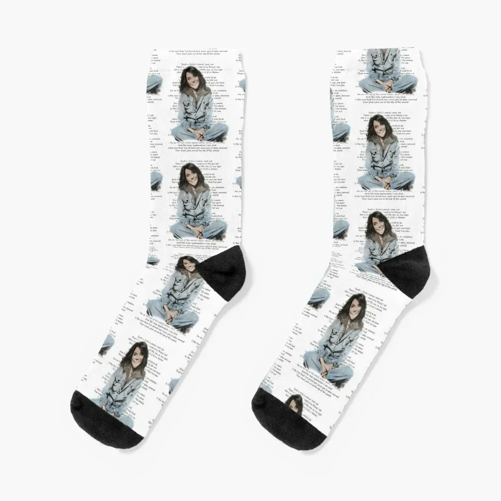 

Top of the world in colour Socks golf Crossfit sport Men's Socks Luxury Women's