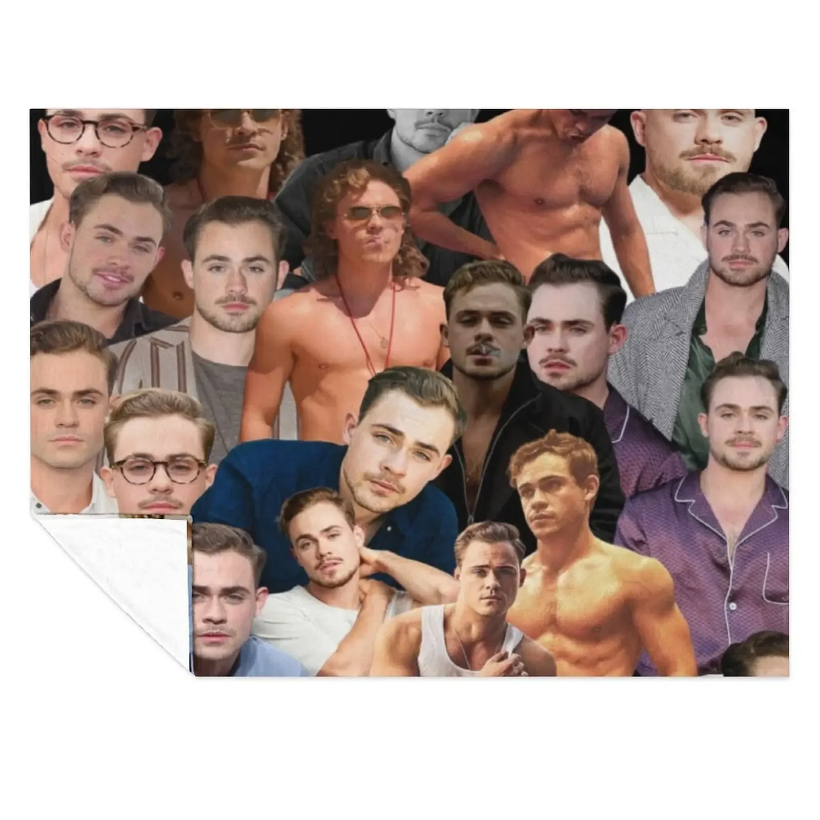 

Dacre Montgomery Photo Collage Throw Blanket funny gift Blankets For Sofas Soft Plush Plaid Plaid Blankets