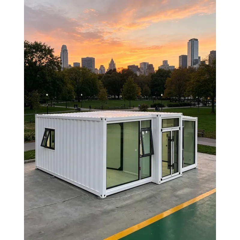 Hot Sale Modular 20Ft 40Ft Container Expandable Prefabricated House Outdoor Prefab Kitchen Home Casa Modular Prefab Cabin House