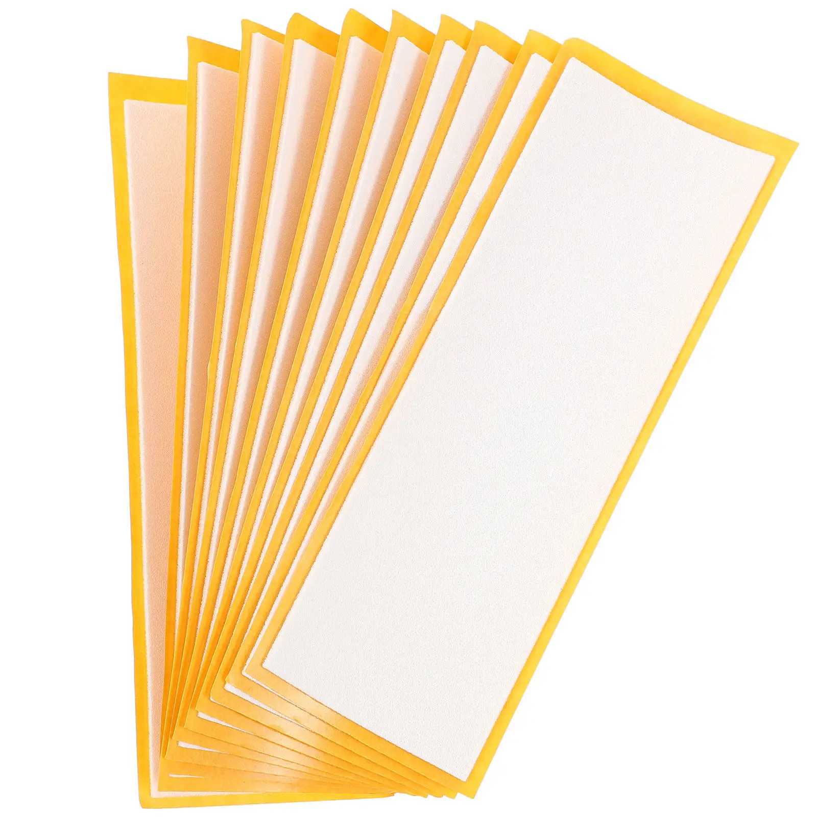 

10Pcs Fingerboard Grip Tape Foam Material Non-Slip Surface Long-Lasting Durability Easy to Apply Replacement for Finger