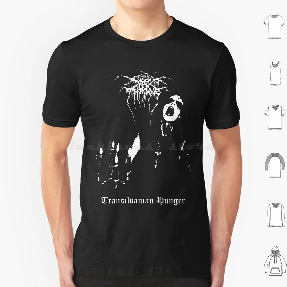 Darkthrone Transilvanian Hunger Black Metal T Shirt Cotton Men Women DIY Print Darkthrone Black Metal Burzum Dark Funeral