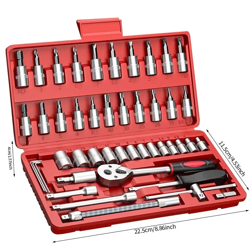

46 sets of basic auto repair kits: One person can handle all minor repairs for the entire vehicle.