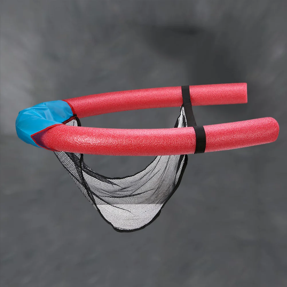 كرسي حمام السباحة العائم، يساعد على تعلم السباحة، قضيب صلب، مقعد المعكرونة العائمة، مقعد الاسترخاء للأطفال، ناعم عديم الرائحة، أحمر #6