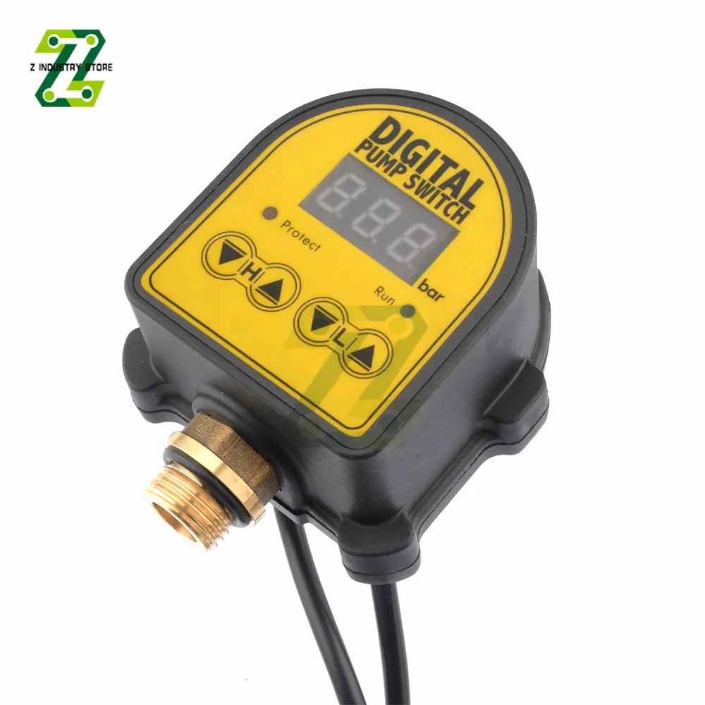 12/15.5/20MM 220V Digital Automatic Air Pump Water Oil Compressor Pressure Controller Switch For Water Pump On/OFF