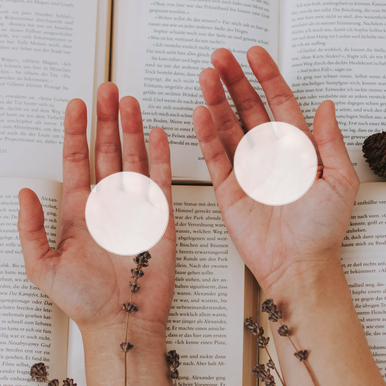 

5Pcs Optical Double Convex Lens Glass 50mm Diameter 100mm Focal Length Clear for Scientific Lab Studies Experiments